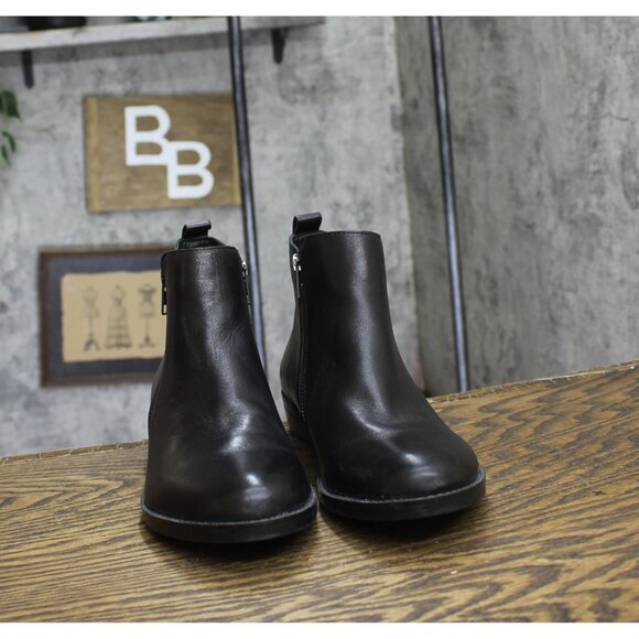 David Tate Womens Leather Cubana Bootie CUBANA-001 Black 9N - Picture 3 of 9